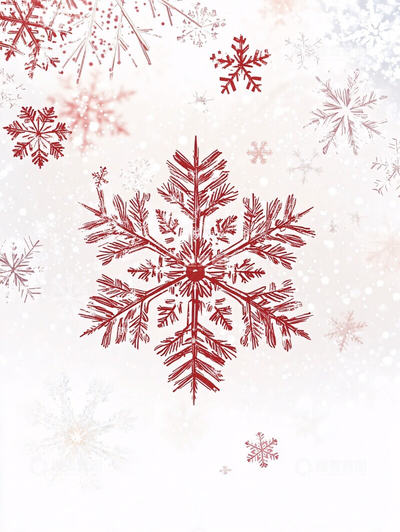 高清大图下载【趣麦麦图】雪花飘落图雪花飘落图案2