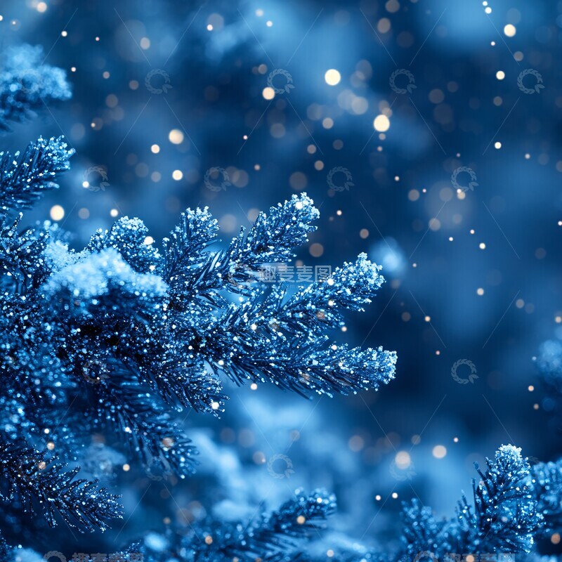高清大图下载【趣麦麦图】冬日晶莹背景图