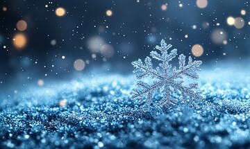 雪片背景背景蓝色矢量3