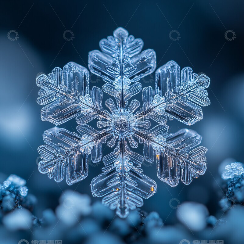 雪花细节图雪花细节结构1