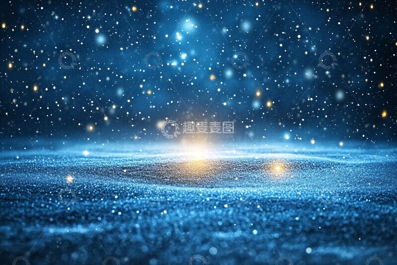高清大图下载【趣麦麦图】雪夜旷野旷野圣诞季节2