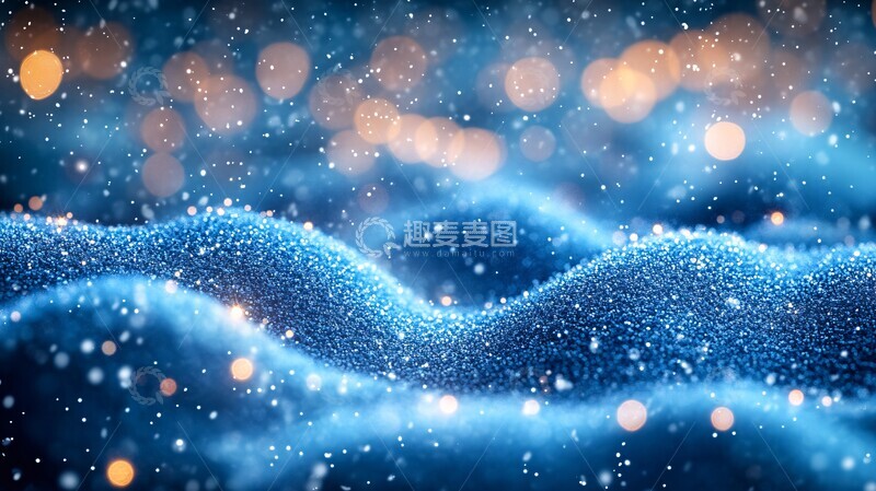 高清大图下载【趣麦麦图】冬夜灯光与霜雪2