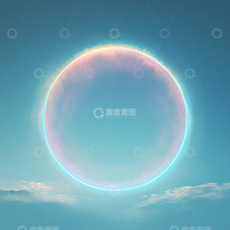 高清大图下载【趣麦麦图】光晕背景蓝色渐变