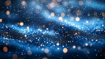 冬夜灯光与霜雪1