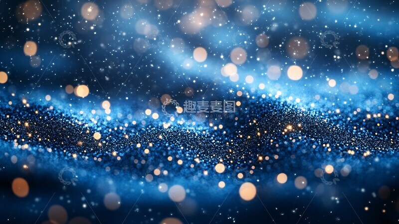 高清大图下载【趣麦麦图】冬夜灯光与霜雪1