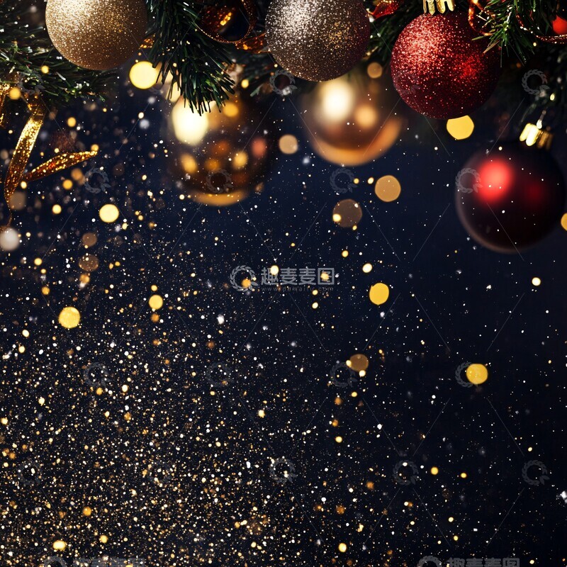 高清大图下载【趣麦麦图】圣诞夜空圣诞夜空背景1