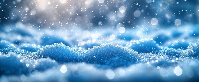 高清大图下载【趣麦麦图】雪花与背景光2