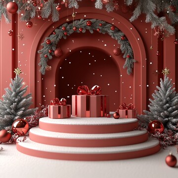 圣诞产品展示台3