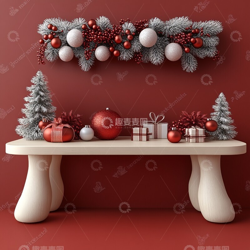 圣诞玩具桌圣诞玩具桌子