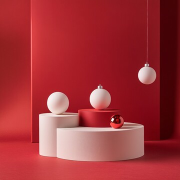 圣诞氛围产品背景