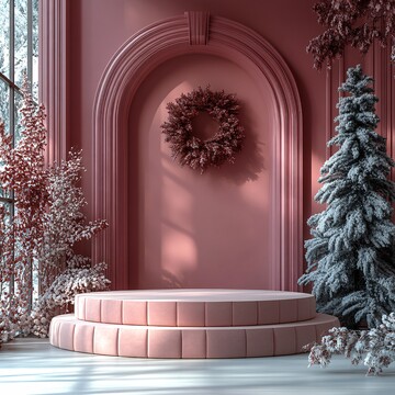 圣诞产品展示台5