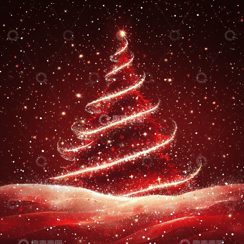 高清大图下载【趣麦麦图】圣诞树与圣诞元素1