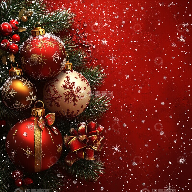 圣诞装饰与礼物