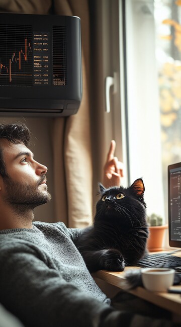 男子沙发电脑旁2