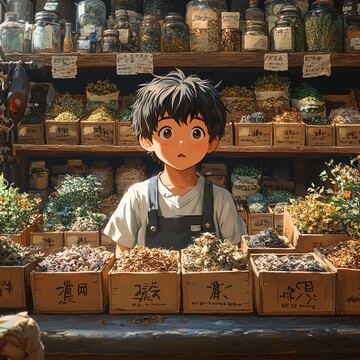 男孩与草药铺2