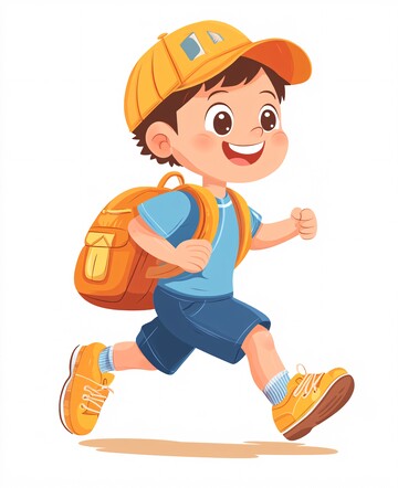 小男孩跑步上学3