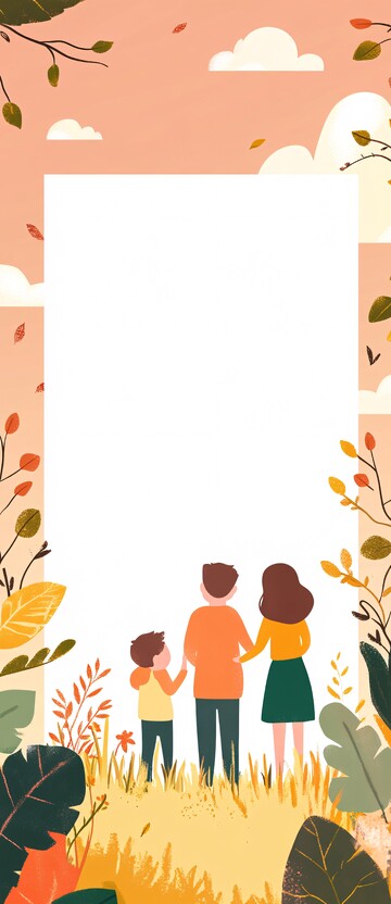 快乐一家人快乐家人背景3