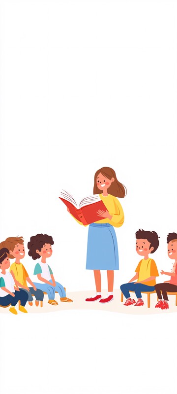 老师讲故事老师学生插图3