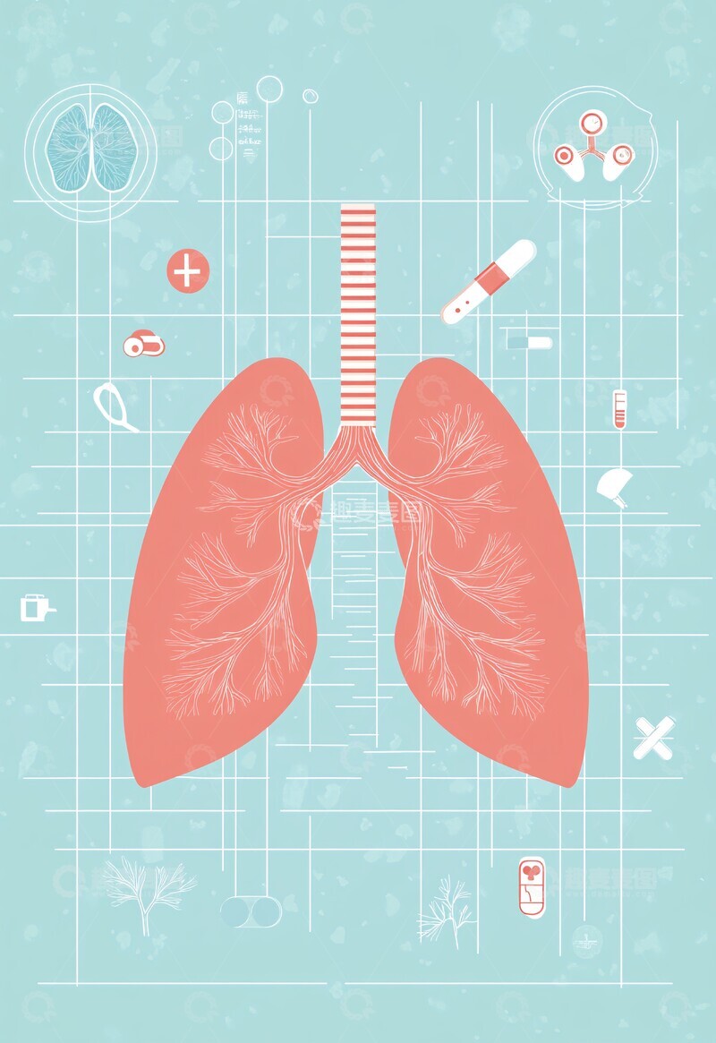 高清大图下载【趣麦麦图】肺部医学插图3
