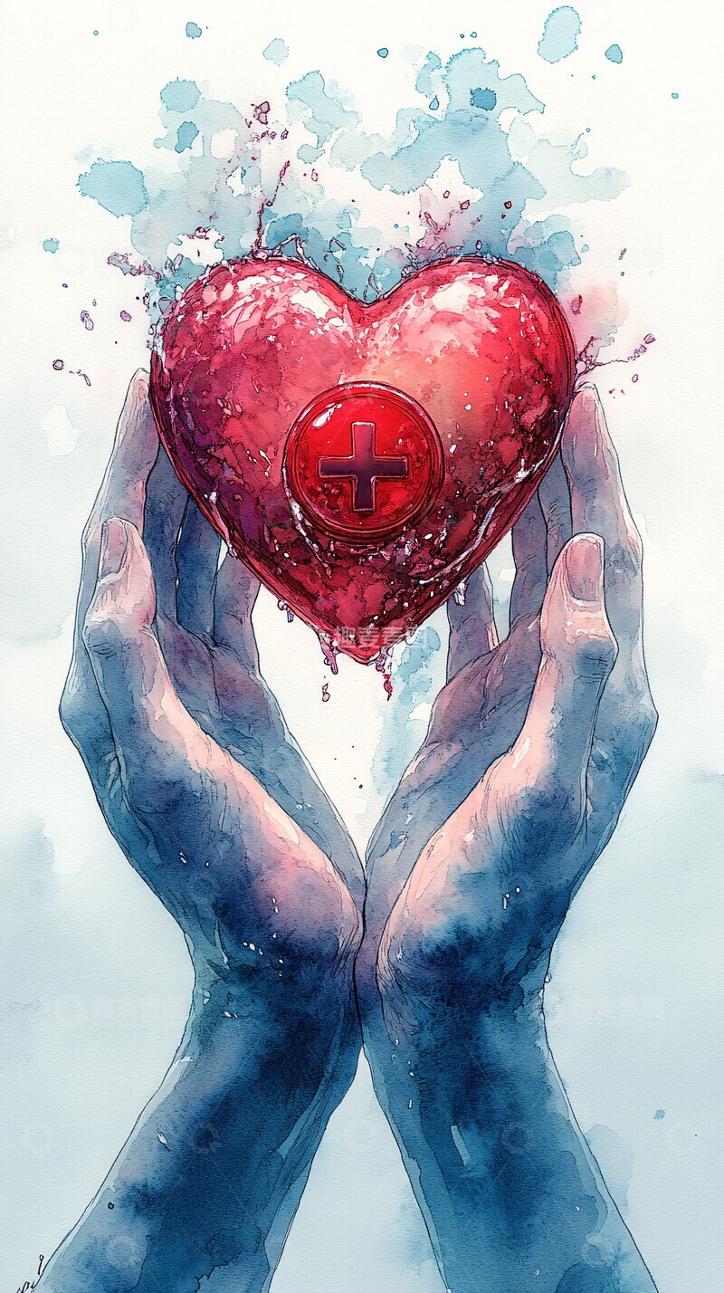 高清大图下载【趣麦麦图】心形手提袋传递3