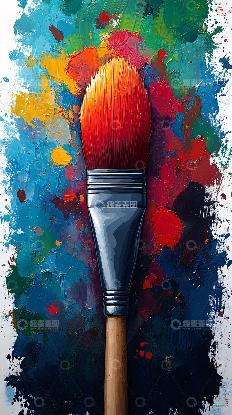 高清大图下载【趣麦麦图】多彩调色板多彩调色板画笔3