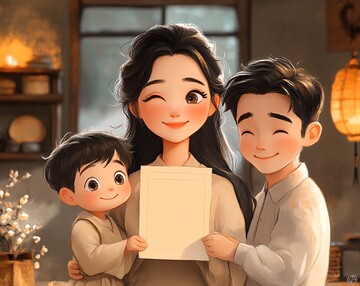 母亲与孩子的考试卷2