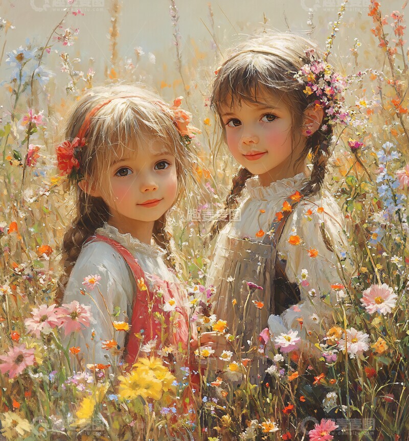 高清大图下载【趣麦麦图】孩子在自然学习中药材1