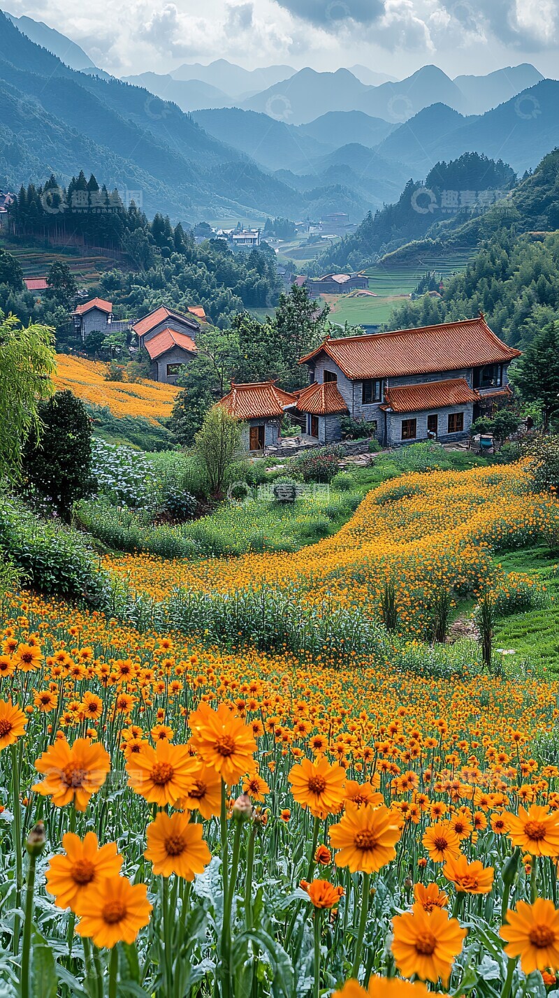 高清大图下载【趣麦麦图】油菜花田风光3