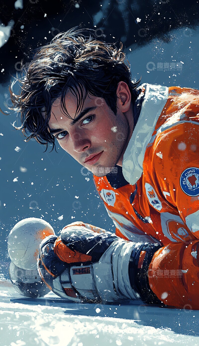 高清大图下载【趣麦麦图】男子冰壶比赛3