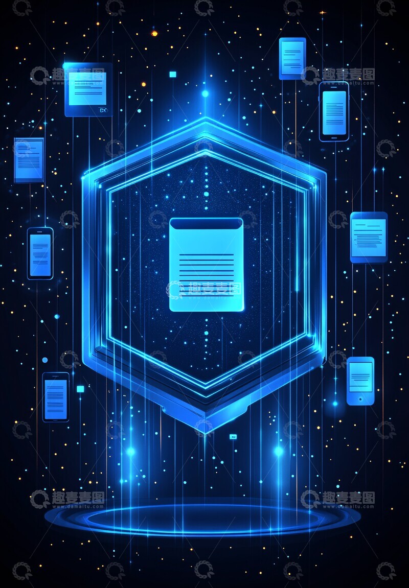 高清大图下载【趣麦麦图】电子设备安全图3