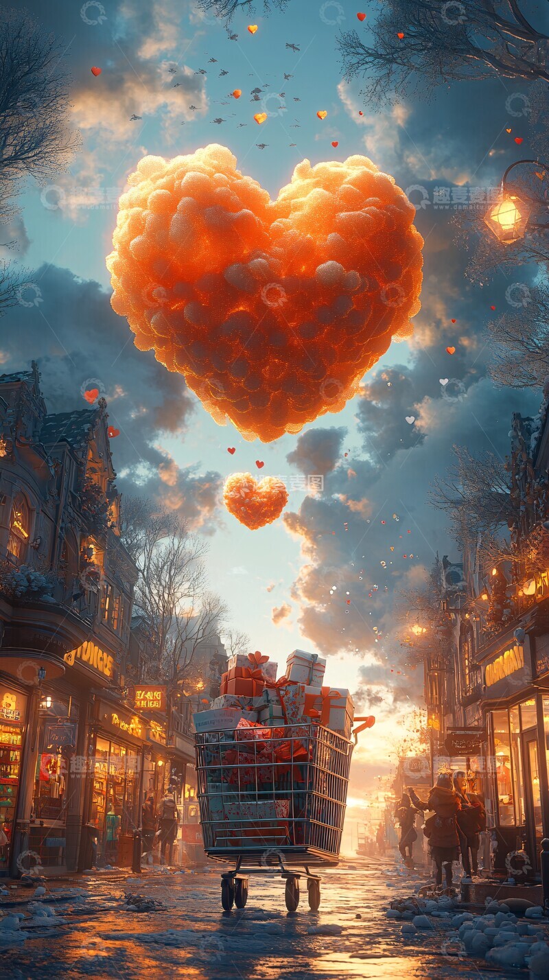 高清大图下载【趣麦麦图】飞心购物车飞心购物车礼物3