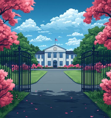 学校大门与主楼4