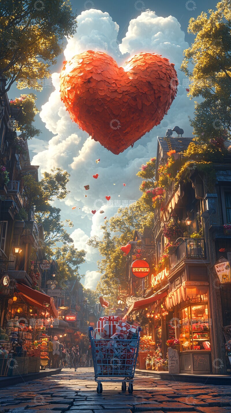 高清大图下载【趣麦麦图】飞心购物车飞心购物车礼物