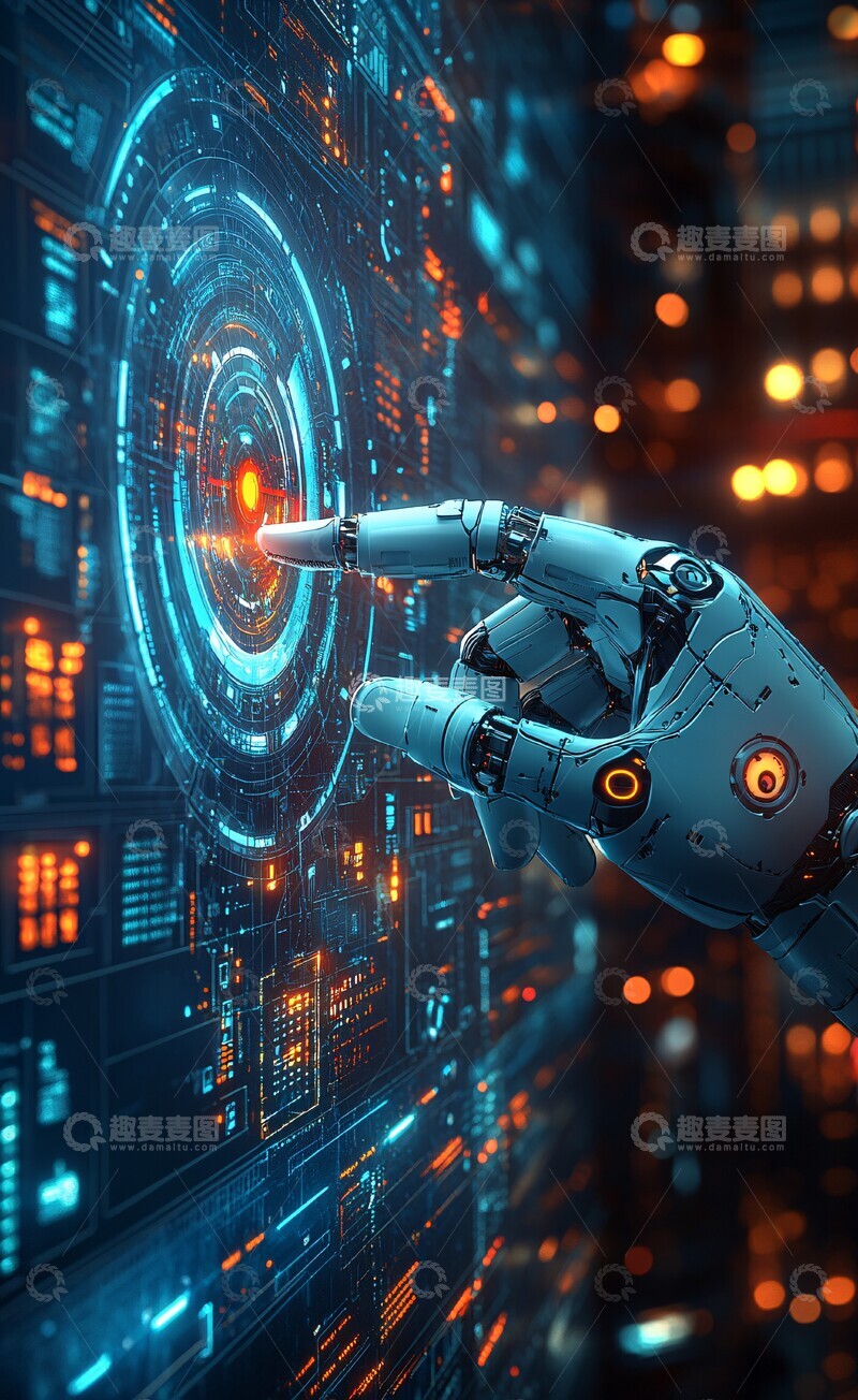 高清大图下载【趣麦麦图】手势指向界面3