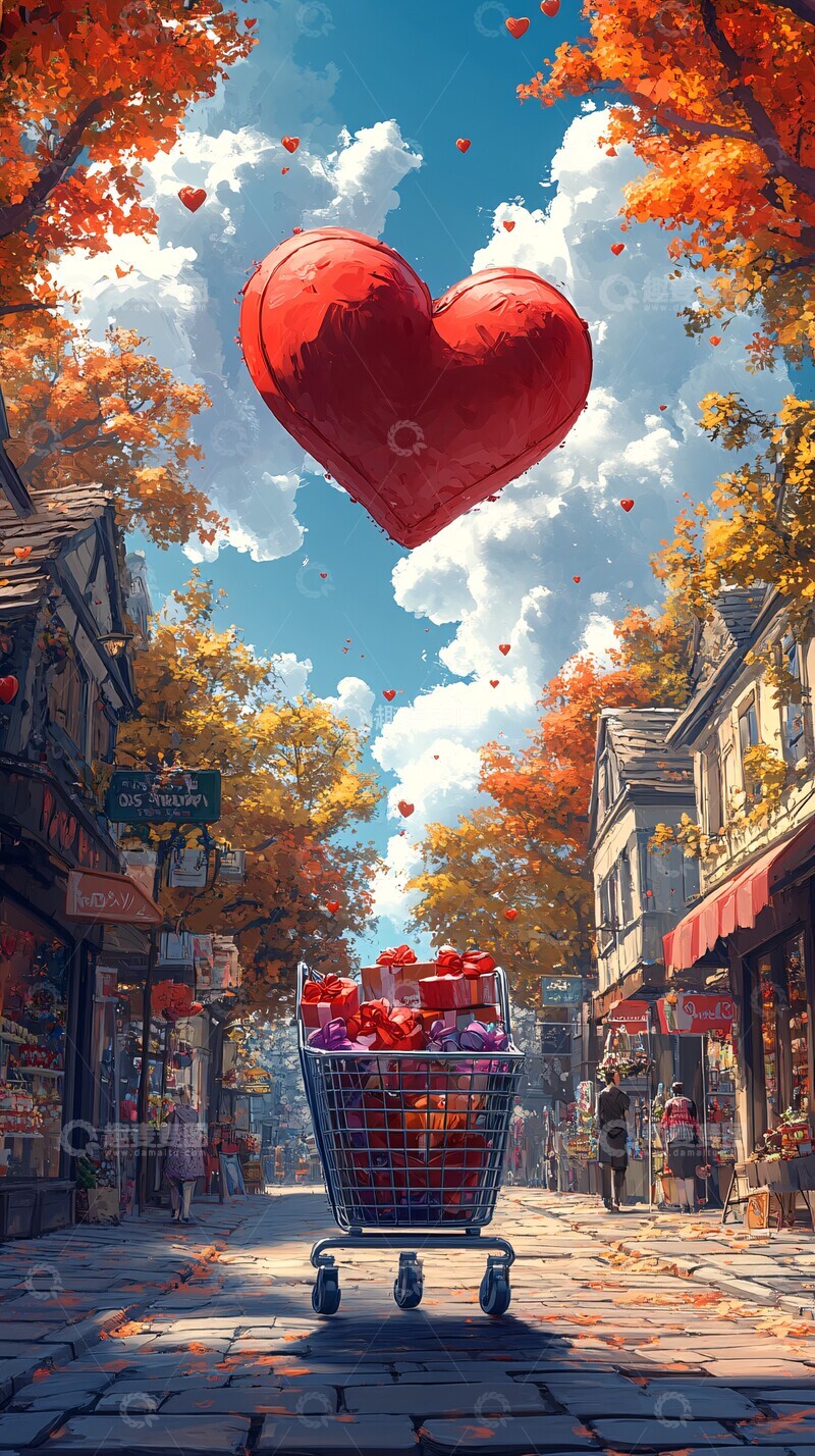 高清大图下载【趣麦麦图】飞心购物车飞心购物车礼物2