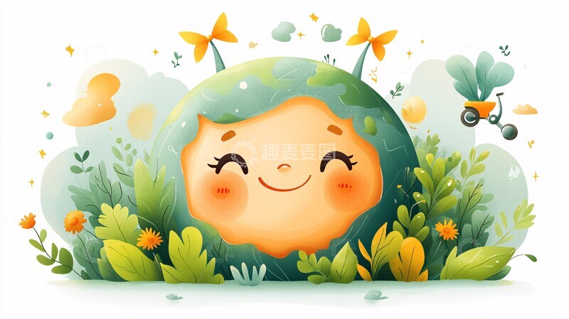 高清大图下载【趣麦麦图】地球与绿色未来3