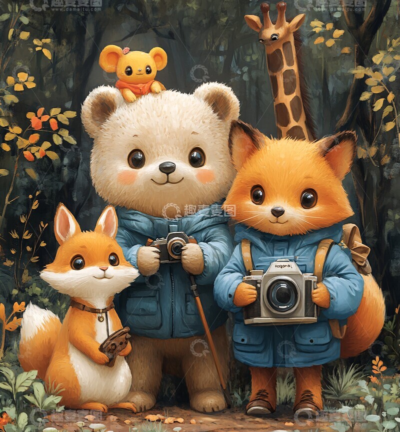 高清大图下载【趣麦麦图】森林动物摄影会2