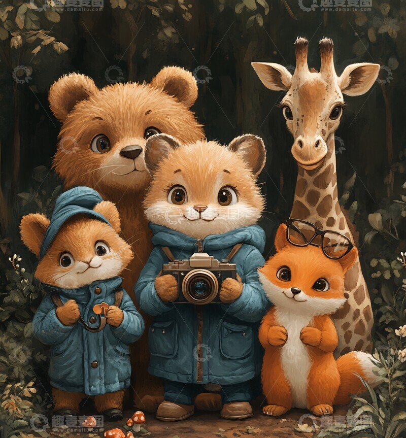 高清大图下载【趣麦麦图】森林动物摄影会3