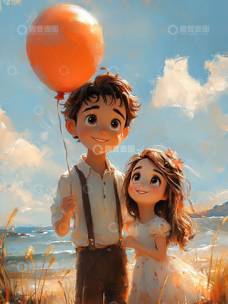 高清大图下载【趣麦麦图】-男孩牵女孩手游戏