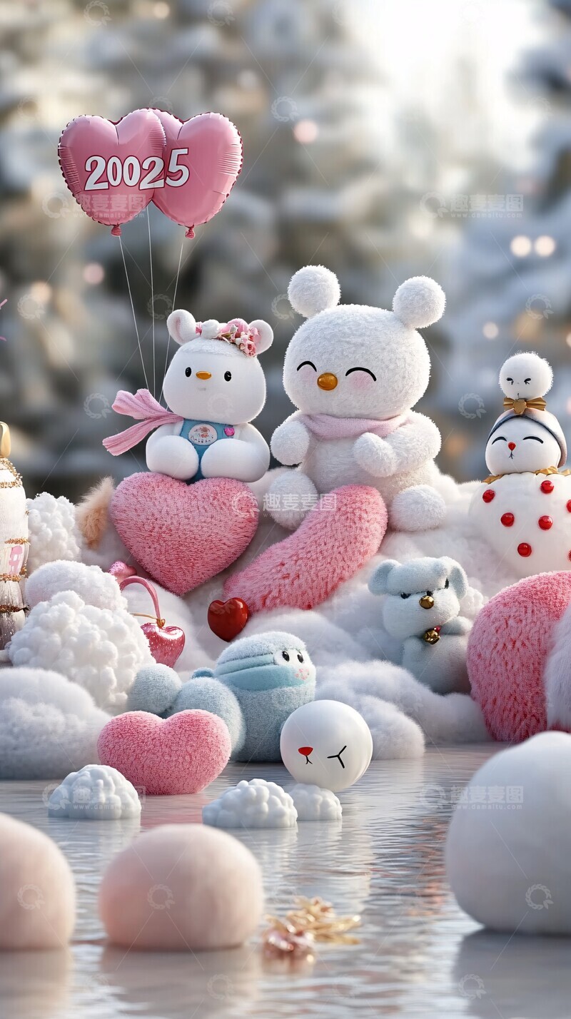 高清大图下载【趣麦麦图】数字浮空庆春2