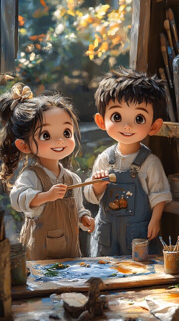 小画家绘制地球3