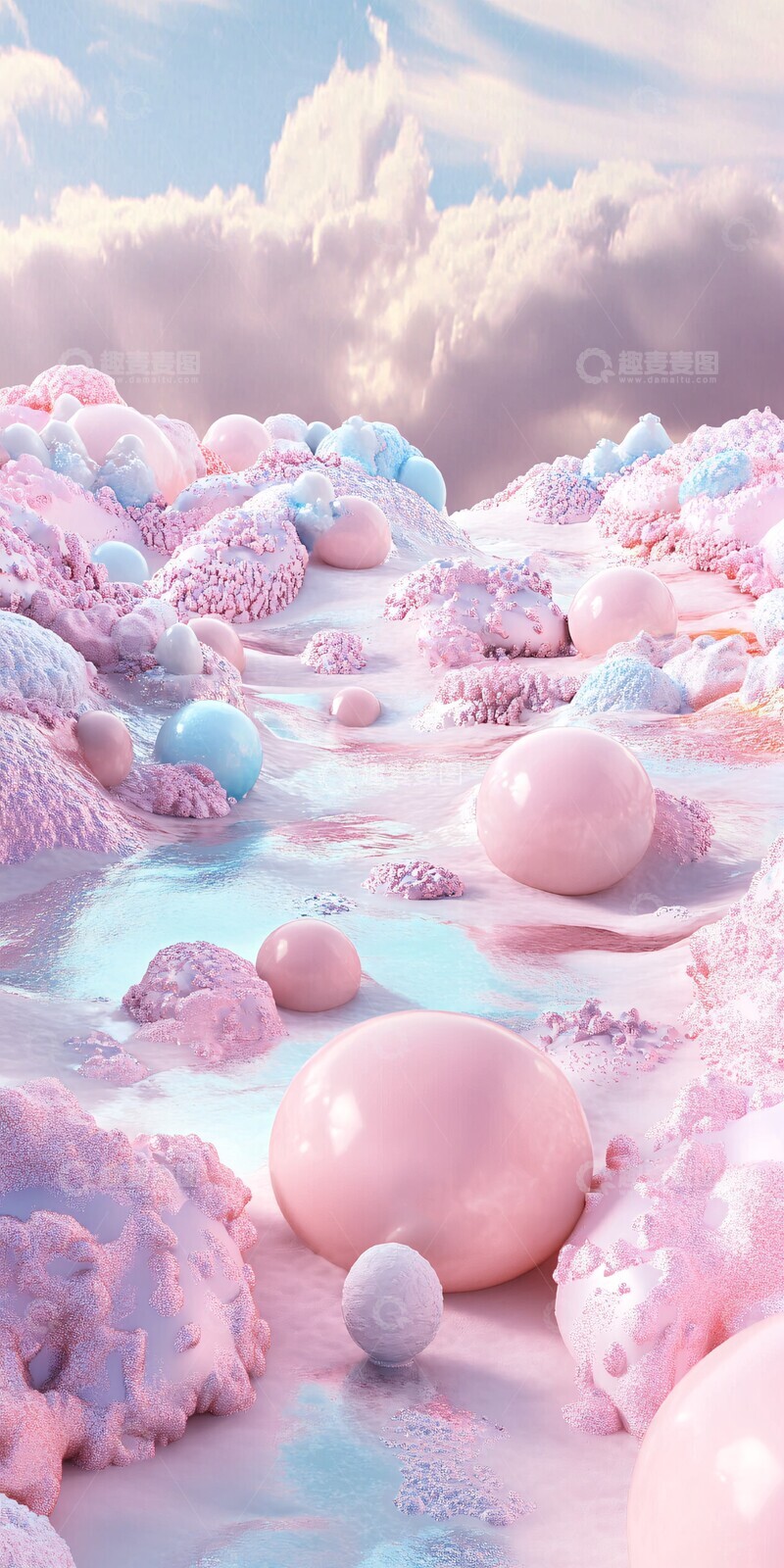 高清大图下载【趣麦麦图】棉花糖梦境棉花糖梦境世界2