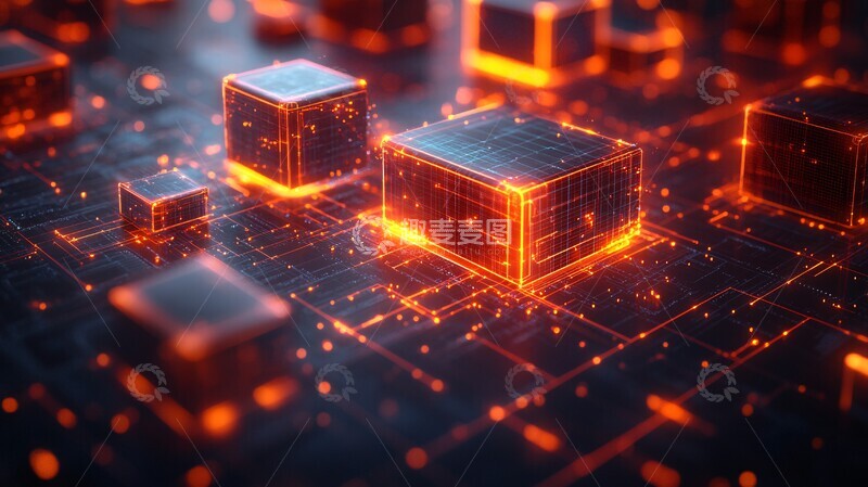 高清大图下载【趣麦麦图】区块链服务系列3