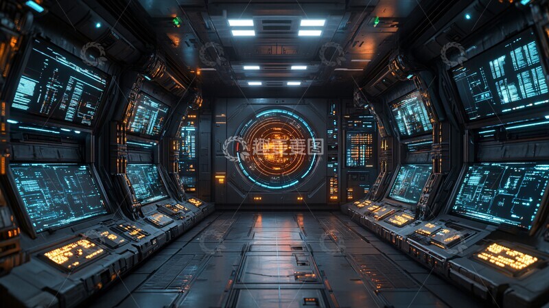 高清大图下载【趣麦麦图】虚拟工厂数字界面1