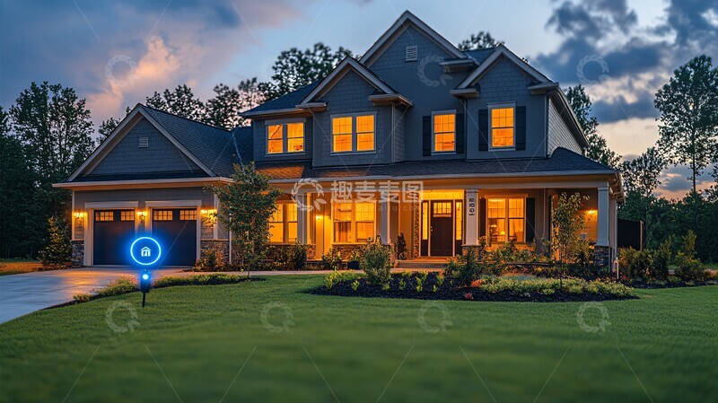 高清大图下载【趣麦麦图】智能家居安全系统3