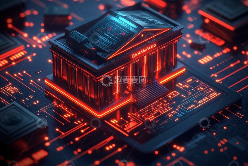 高清大图下载【趣麦麦图】数字银行服务3