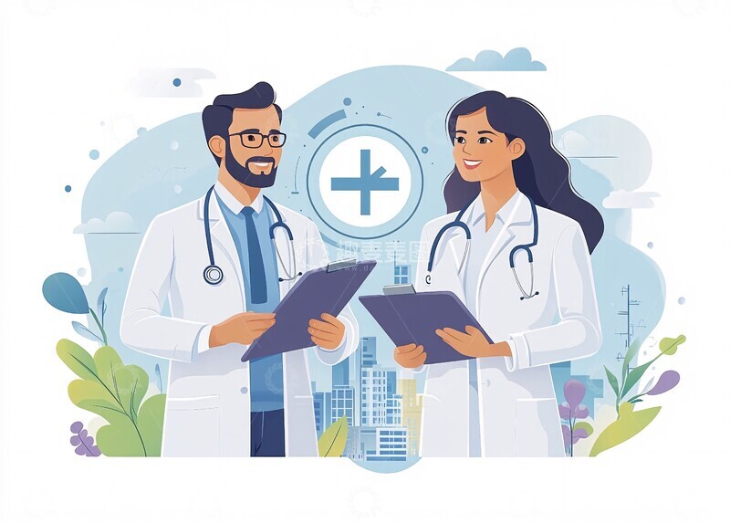 高清大图下载【趣麦麦图】医生医院图标2