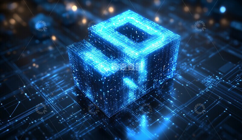 高清大图下载【趣麦麦图】立方体网络连接4