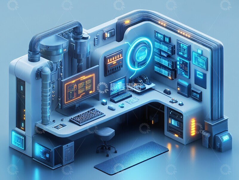 高清大图下载【趣麦麦图】数据连接统计图2