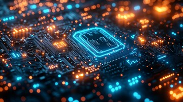 蓝绿电路数字流2